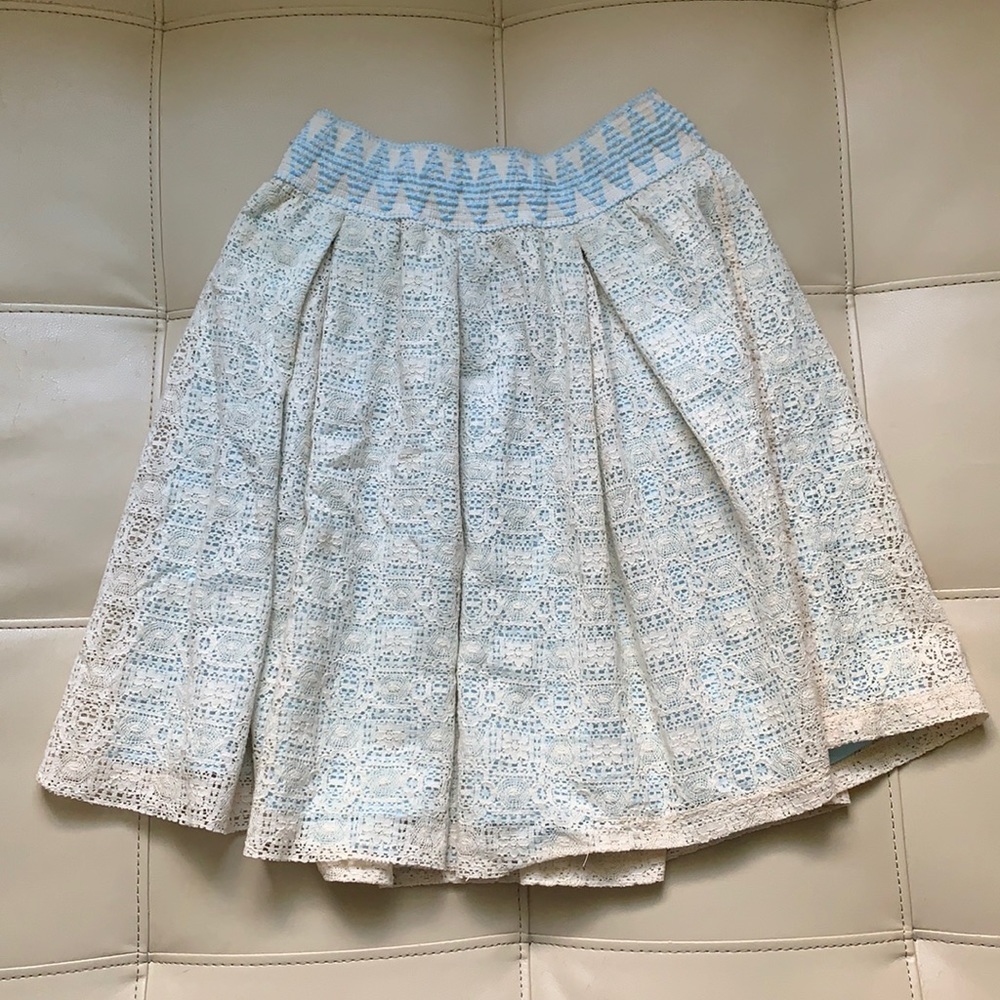 Francesca’s crochet skirt